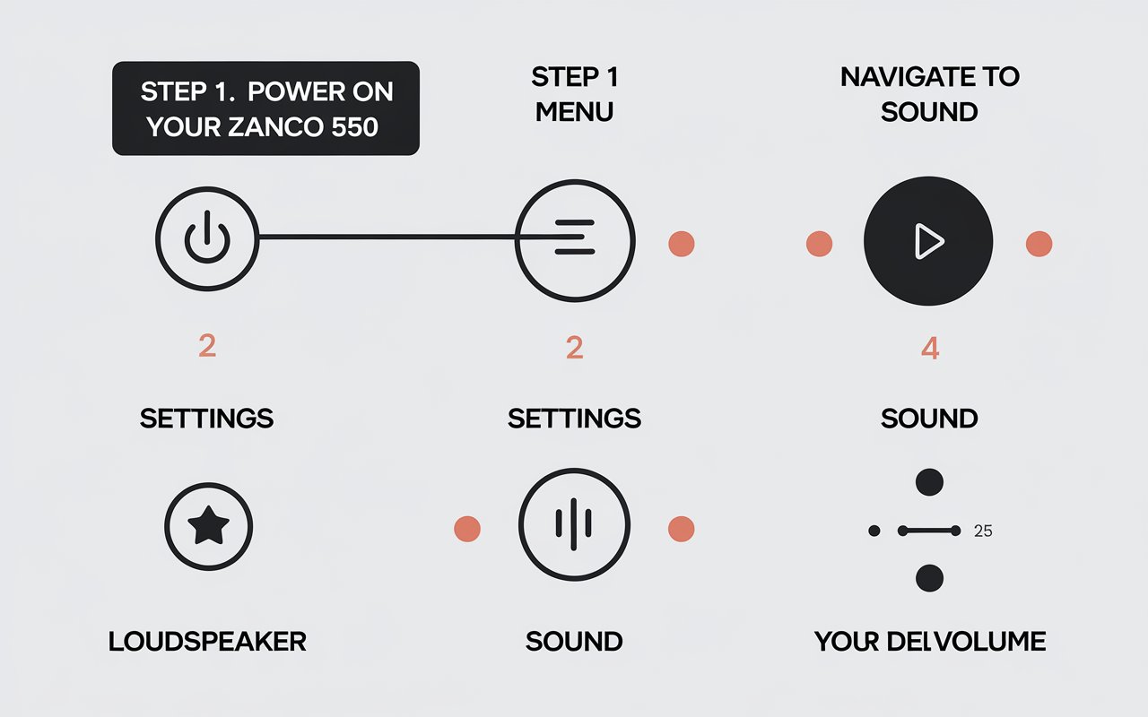 Loudspeaker Setting on Zanco 550