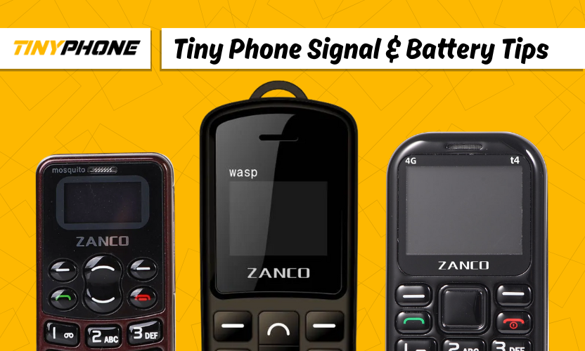 Tiny Phone Signal & Battery Tips